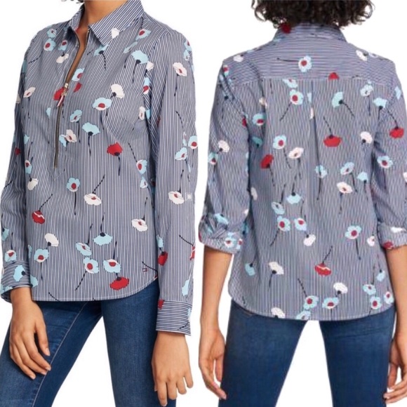 tommy hilfiger striped blouse